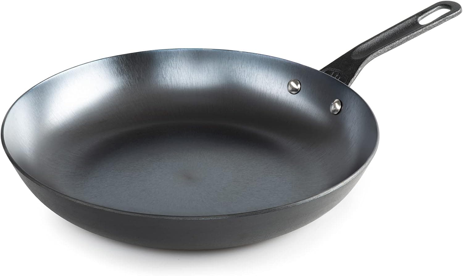 GSI Outdoors Guidecast 12” Frying Pan | Lightweight Cast Iron Frying Pan for Camping, Cabin and Home Kitchen