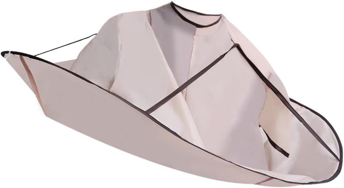 WINOMO Hair Cutting Cape Adult Foldable Hair Cutting Cloak Umbrella for Salon Barber Special Hair Styling Accessory (Khaki)