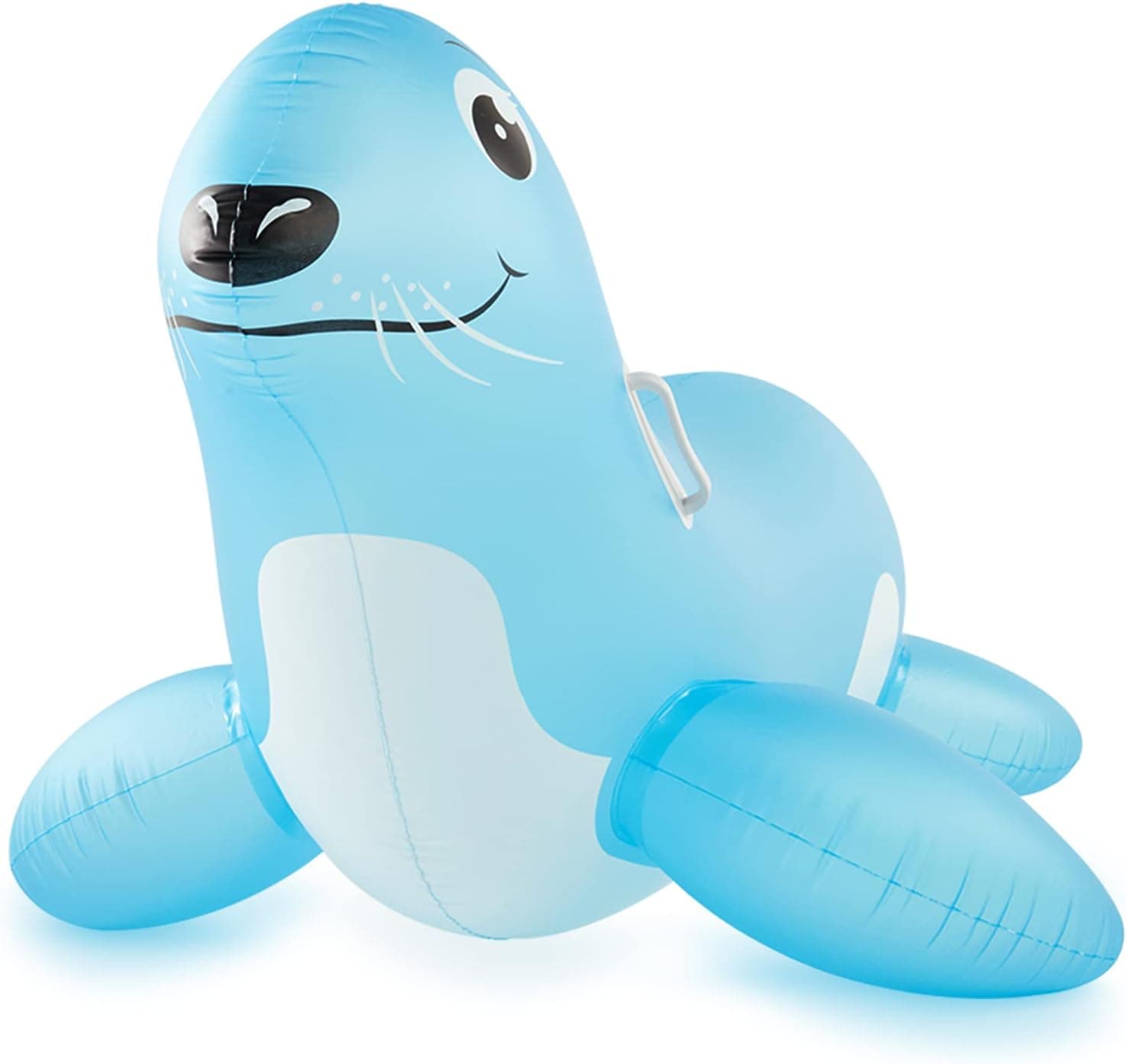 Atlasonix Inflatable Ride-On Sea Lion Pool Float - Summer Floating Raft for Kids, Large Pool Raft - Blow-Up Float, Safe, Stable & Durable for Lake, Beach, Pool Party for Ages 3-8