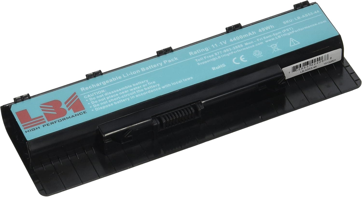 LB1 High Performance Battery for ASUS N56Vz-S4035D N76V N76 Series, Fits: A33-N56 A31-N56