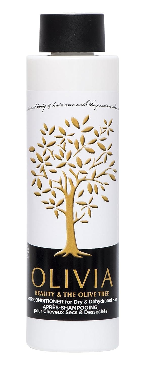Olivia Olive Beauty :Deep Moisture Conditioner with Argan Oil, Organic Olive Fruit extract & Provitamin B5, from Greece, 10.1 oz.