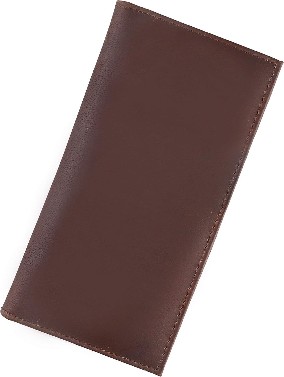 F&L CLASSIC Men's RFID Vintage Look Genuine full grain Leather Long Bifold Wallet Checkbook Wallets-CL-51333-G…