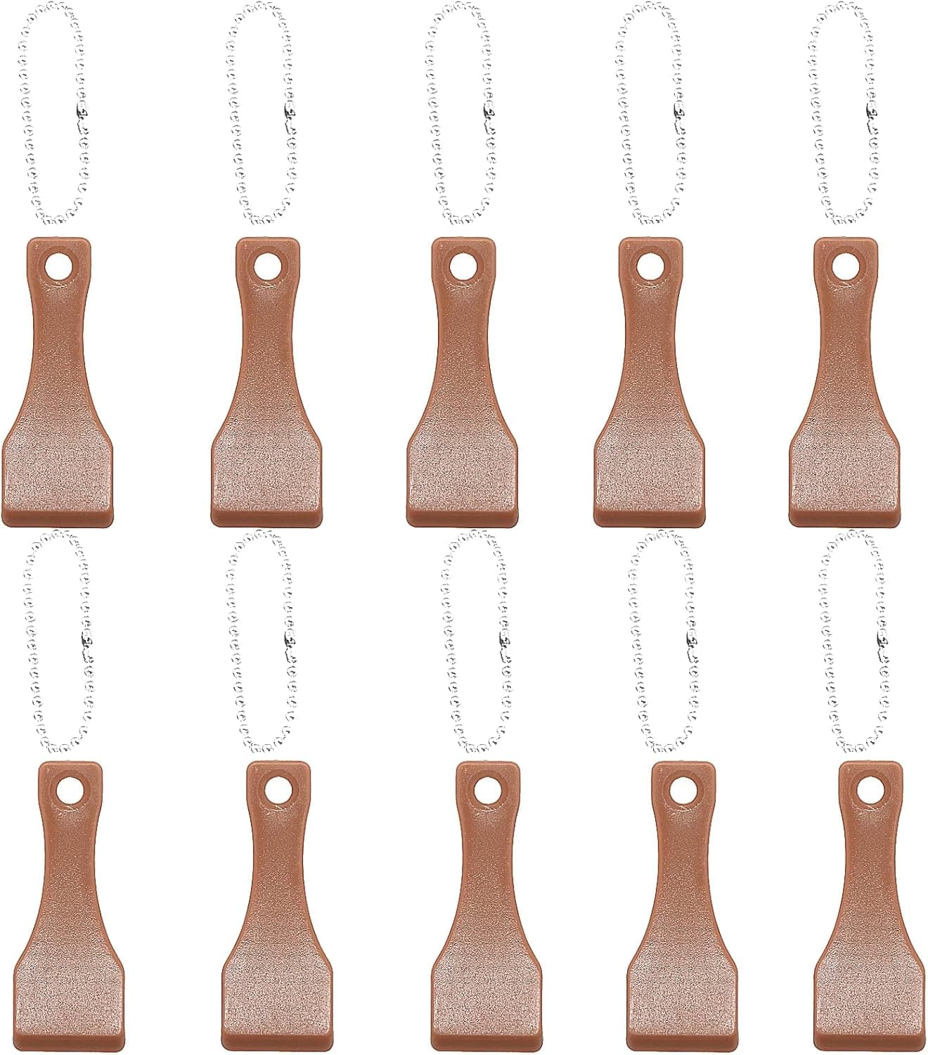 Nwsrayu Plastic Scraper Tool Keychain, Scraper for Lottery Ticket, Scoop Shape Scratcher For Sublimation