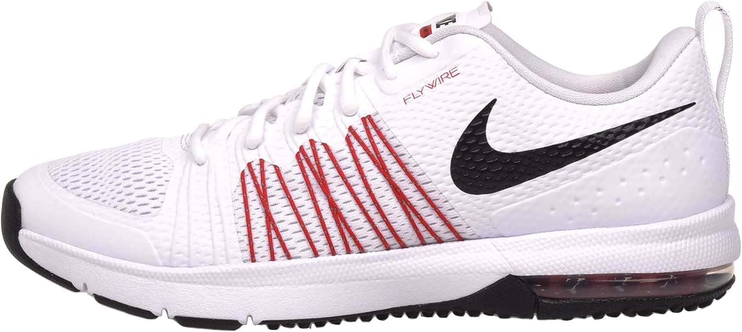 NIKE Men's Air Max Effort TR, White/Black-University RED, 9.5 M US