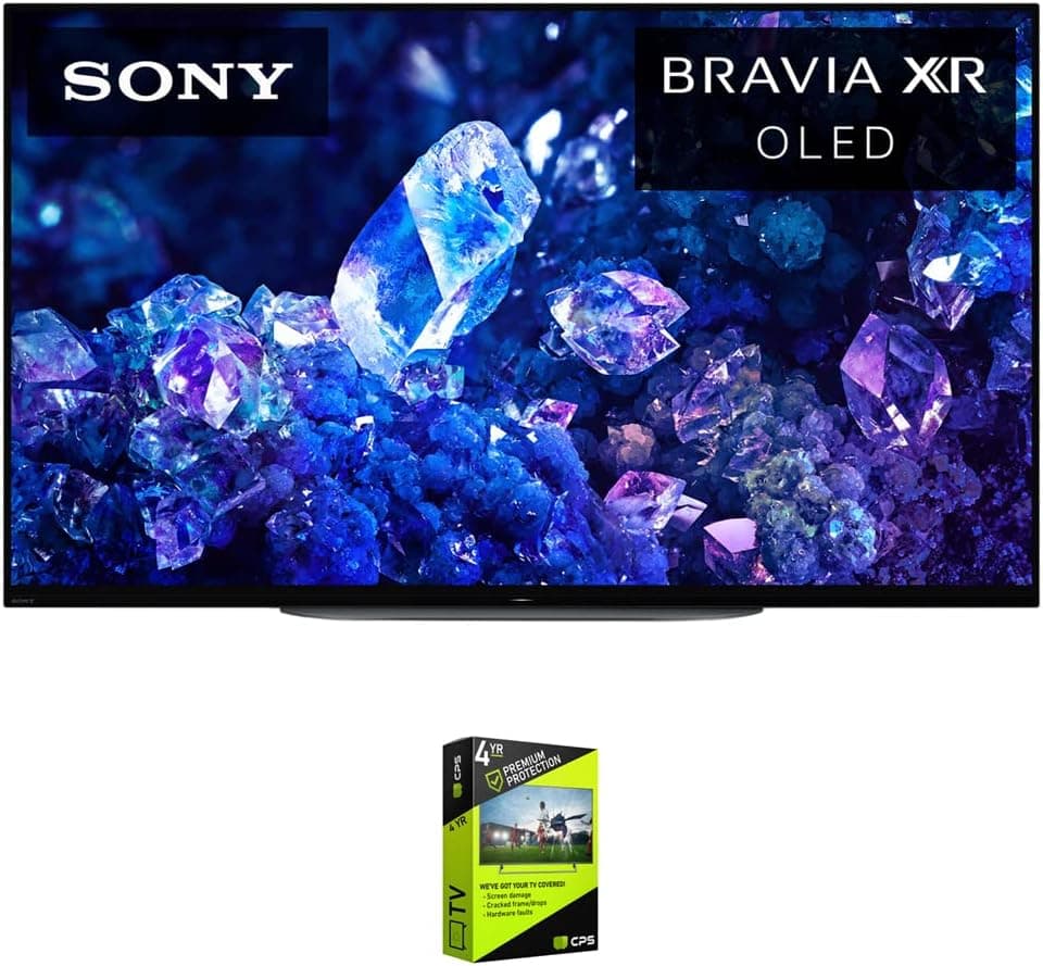 Sony XR48A90K Bravia XR A90K 48" 4K HDR OLED Smart TV (2022 Model) Bundle with Premium 4 YR CPS Enhanced Protection Pack