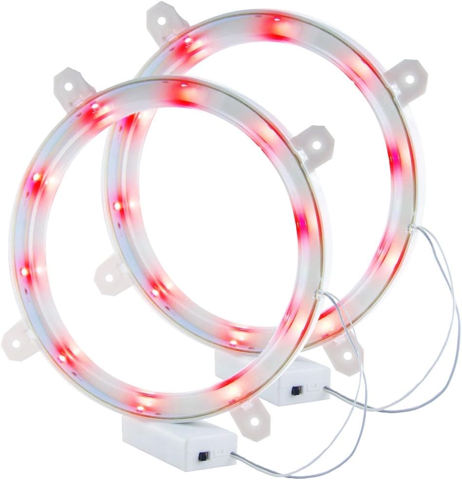 GlobeHouse Cornhole LED Lights Kit (2 Set) - Multicolor Ultra Bright and Long Lasting Standard Cornhole Night Light - Perfect for Outdoor Family Activity with Easy Set-up