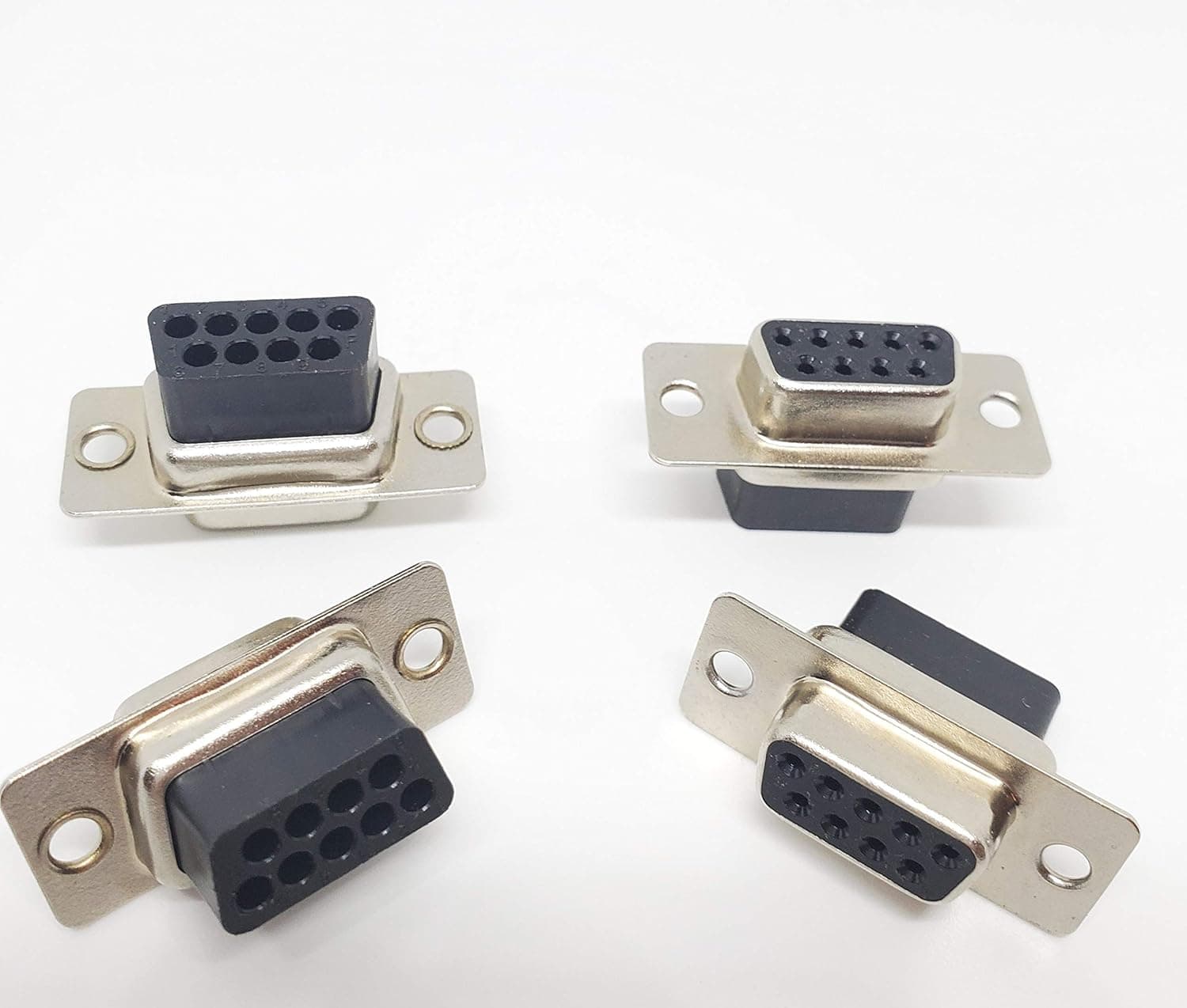 Pc Accessories - Connectors Pro 50 Pack DB9 Female D-Sub Crimp Type Connector, 50 Pcs PK (No Pins)