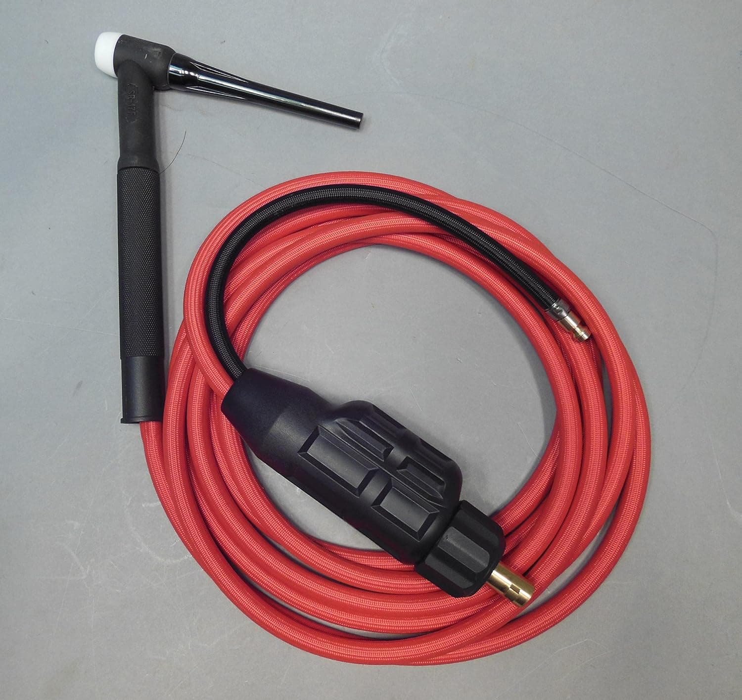 CK Worldwide 17 Series Air-Cooled Flex Neck TIG Welding Torch by HTP America, Inc. for Everlast TIG Welders (25')