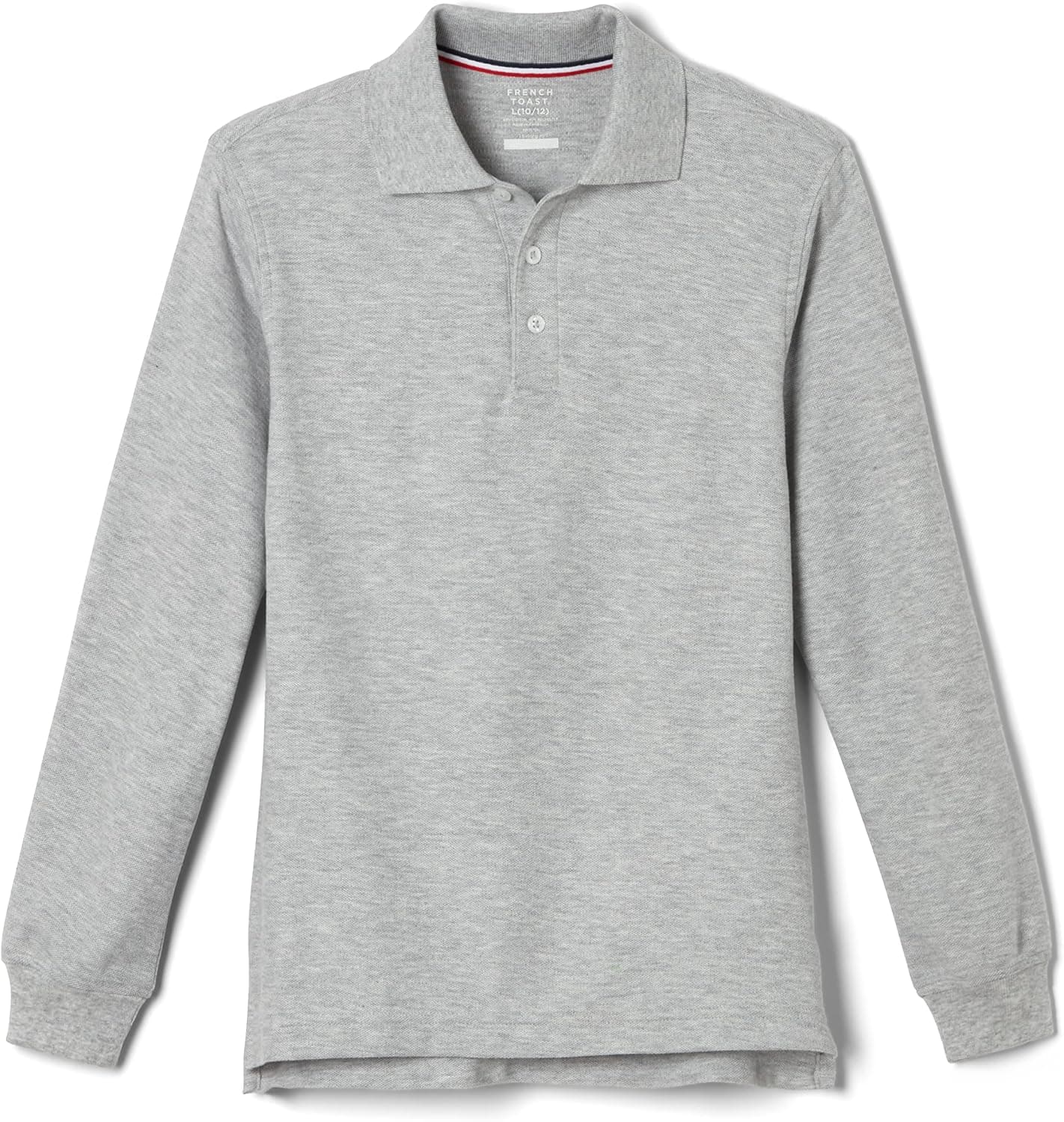 French Toast Boys' Long-Sleeve Pique Polo Shirt