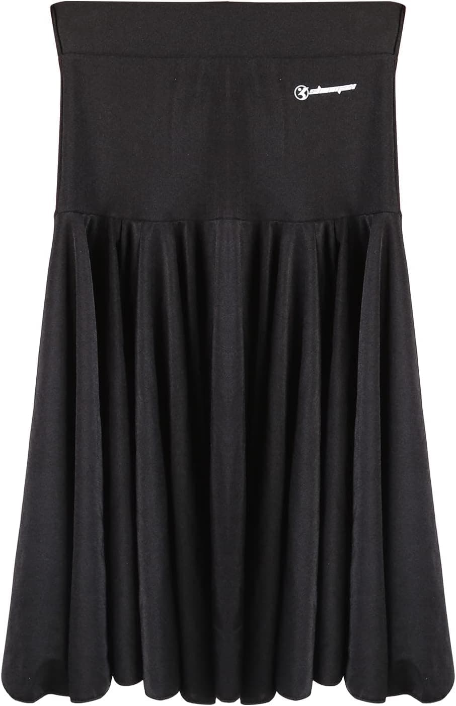 Shinmax Women's Skirt Basic Versatile Stretchy Flared Casual Skirt Size M Black