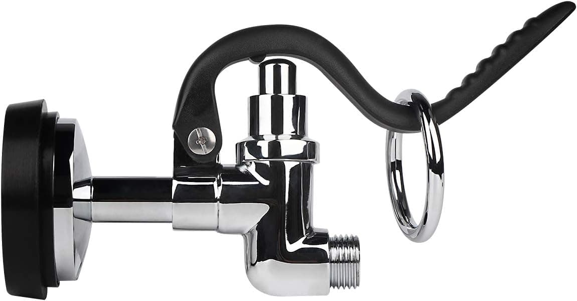 KWODE Pre-Rinse Spray Valve for Commercial Kitchen Sink Faucet Pre Rinse Sprayer Nozzle Replacement Head with 1.42 GPM Spray Face