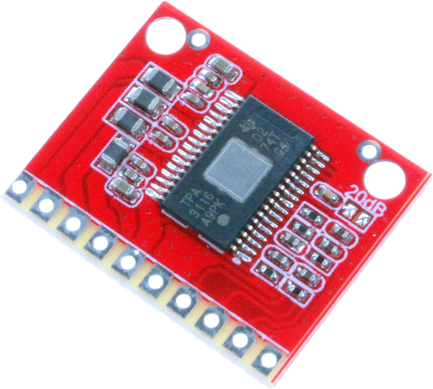 NOYITO OEP 50Wx2 Dual Channel Audio Digital Amplifier Board Class D DC 4.5 to 24V for 50-100W Speaker