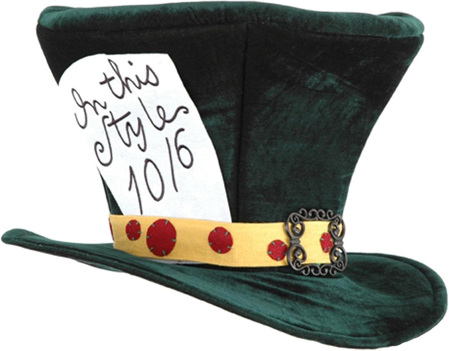 Oversized Green Mad Hatter Costume Hat for Adults and Teens