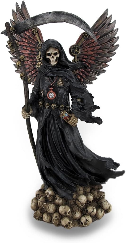 Unicorn Studio WU76441AA Winged Steampunk Grim Reaper, 11-inch Length, Polystone
