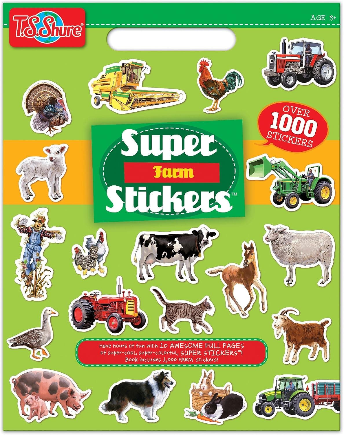 T.S. Shure Farm Super Stickers Book