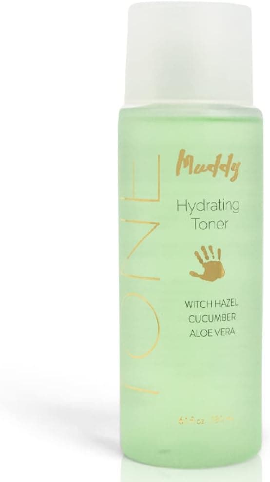 Muddy Body - Hydrating Facial Toner | Gentle Skin Care Toner - Restores Balance and Shrinks Pores After Face Wash - Alcohol Free Beauty Product with Aloe Vera, Witch Hazel, Cucumber (6.1 fl oz)