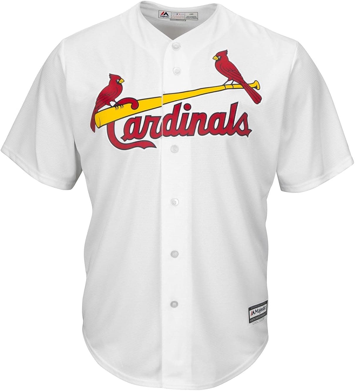 Majestic St. Louis Cardinals Home White Cool Base Jersey (Large)