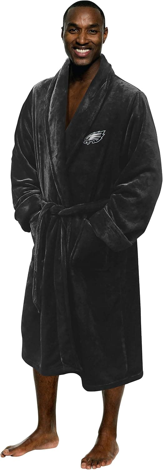 The Northwest Company Officially Licensed NFL Silk Touch Bath Robe, For Men and Women, Large-X-Large