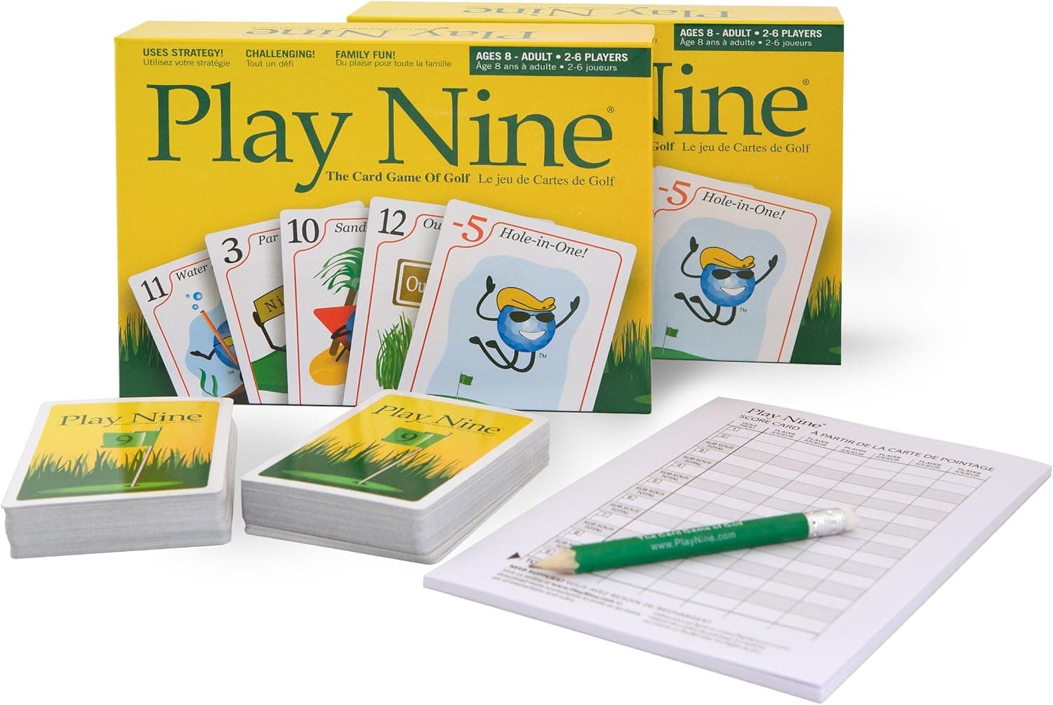Play Nine - The Card Game of Golf! (2 Pack)
