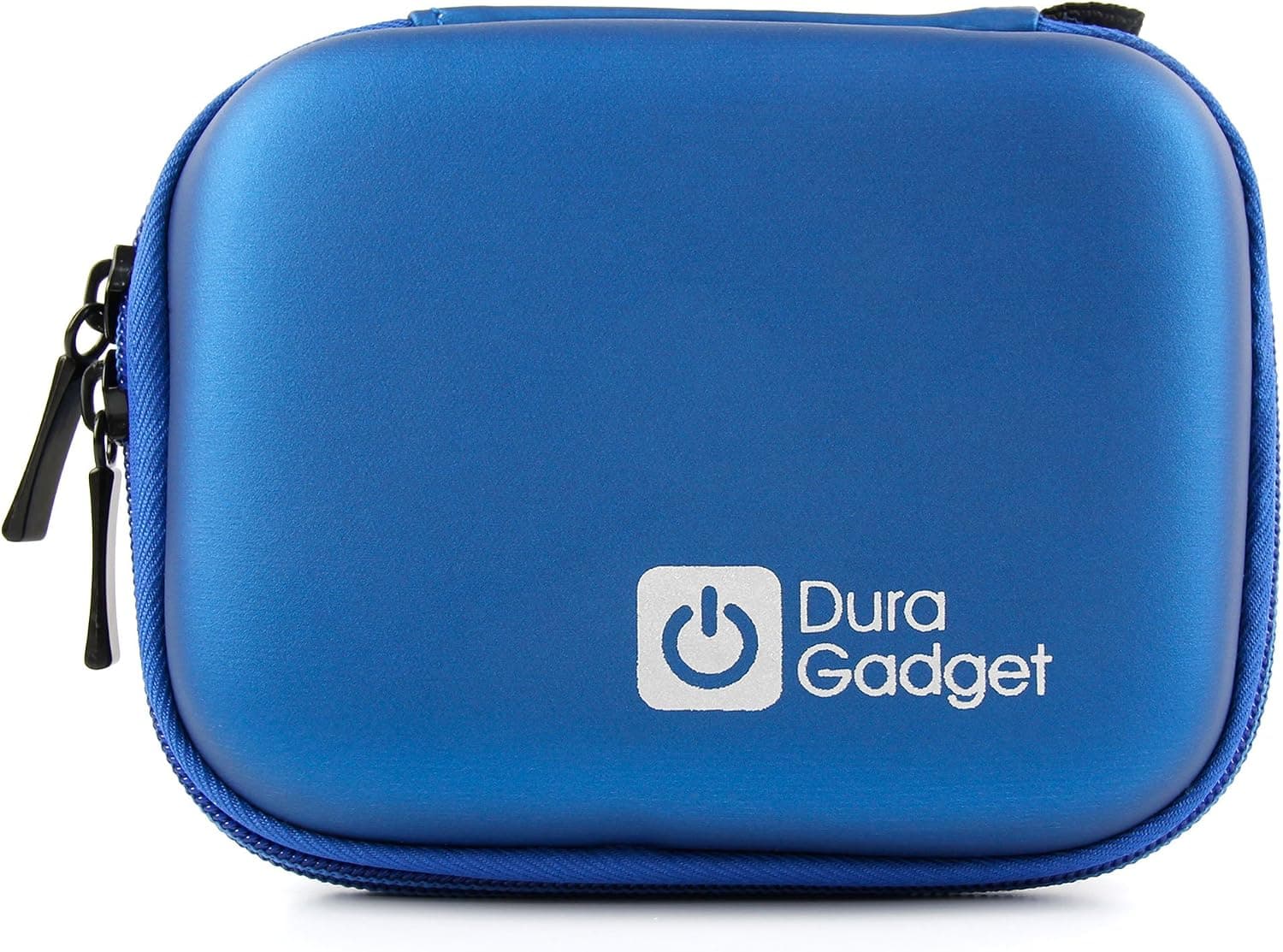 DURAGADGET Blue Hard EVA Camera Case for Kodak EasyShare M552, M532, C183 & EasyShare C1530 - with Carabiner Clip
