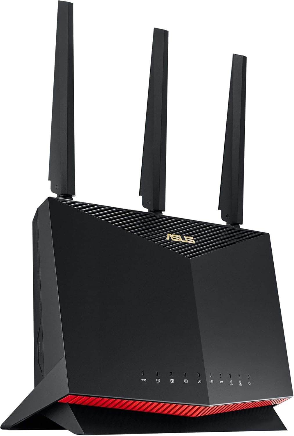 ASUS RT-AX86S (AX5700) Dual Band WiFi 6 Extendable Gaming Router, Gaming Port, Mobile Game Mode, Port Forwarding, Subscription-free Network Security, Instant Guard, VPN, AiMesh Compatible, Smart Home