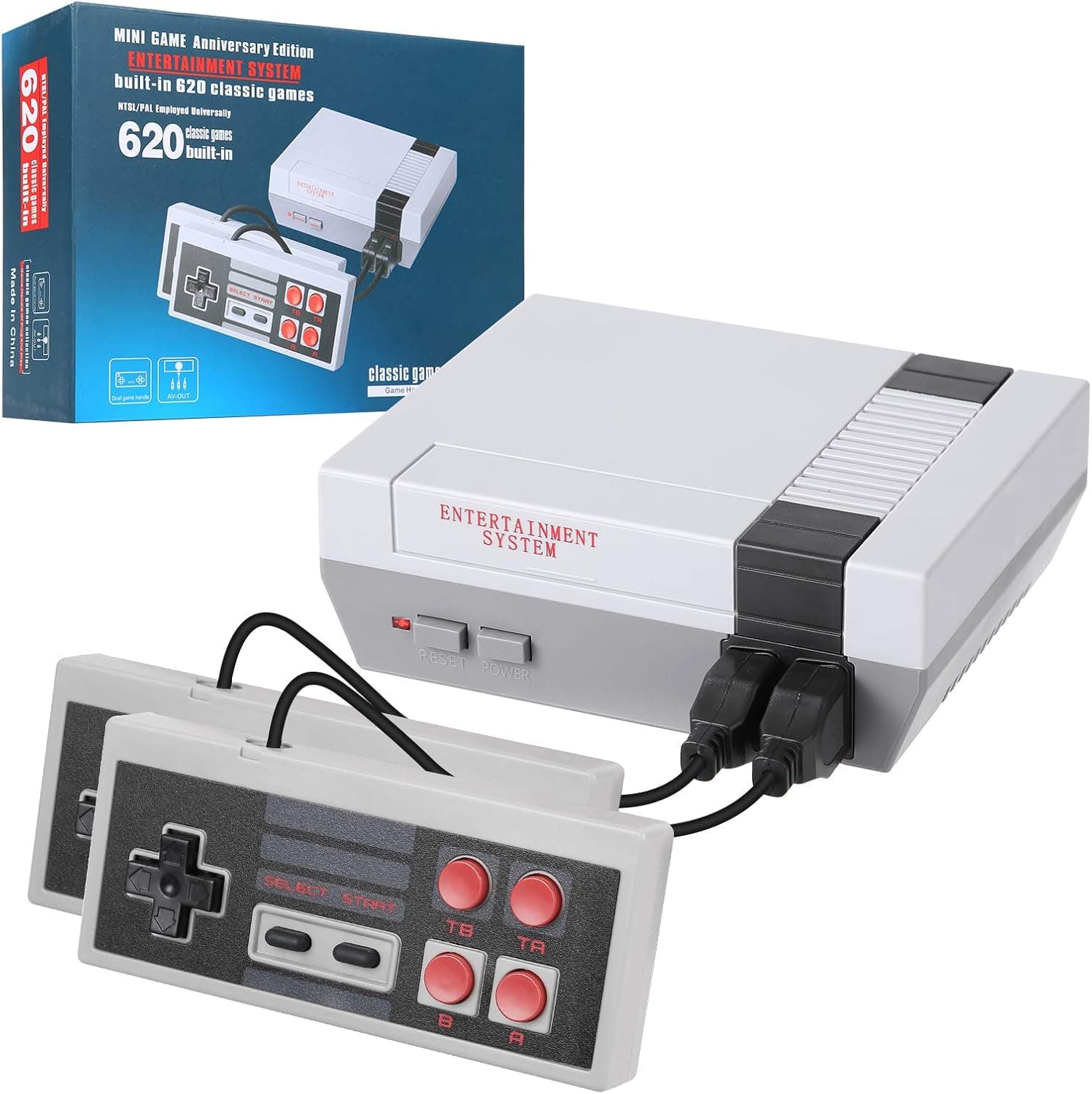 LIFTREN Classic Handheld Game Console,Classic Game Console Built-in 623 Game Handheld Game Console, Video Game Player Console for Family TV Video