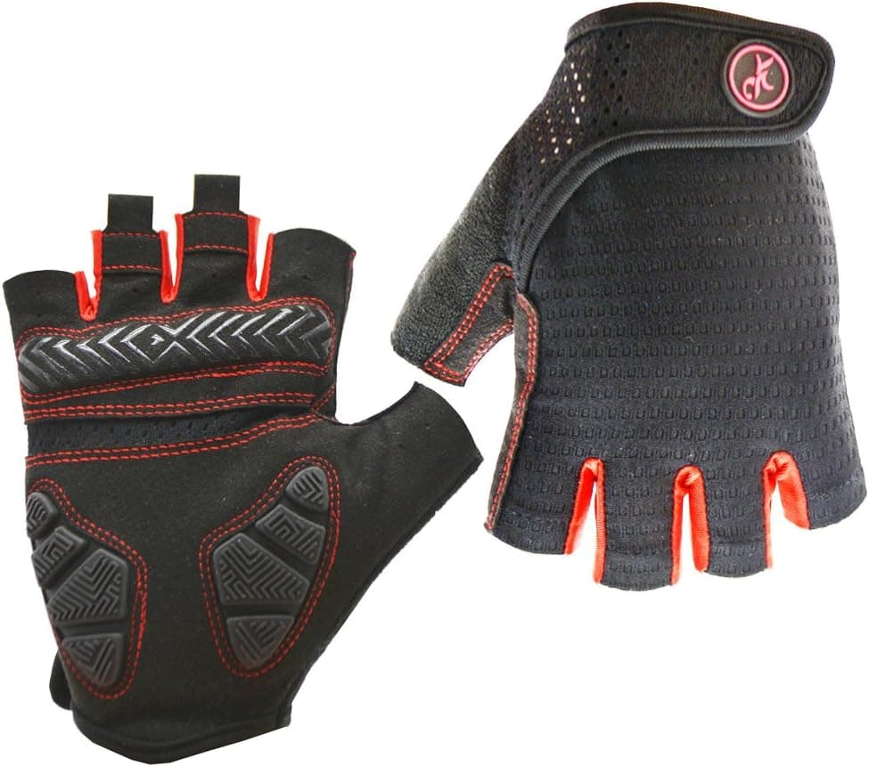 HuwaiH Bike Gloves Gel Pad Shock Absorbing Anti Slip Outdoor Sports Riding Working Cycling Gloves Breathable Mountain Bicycle Motorcycle Gloves