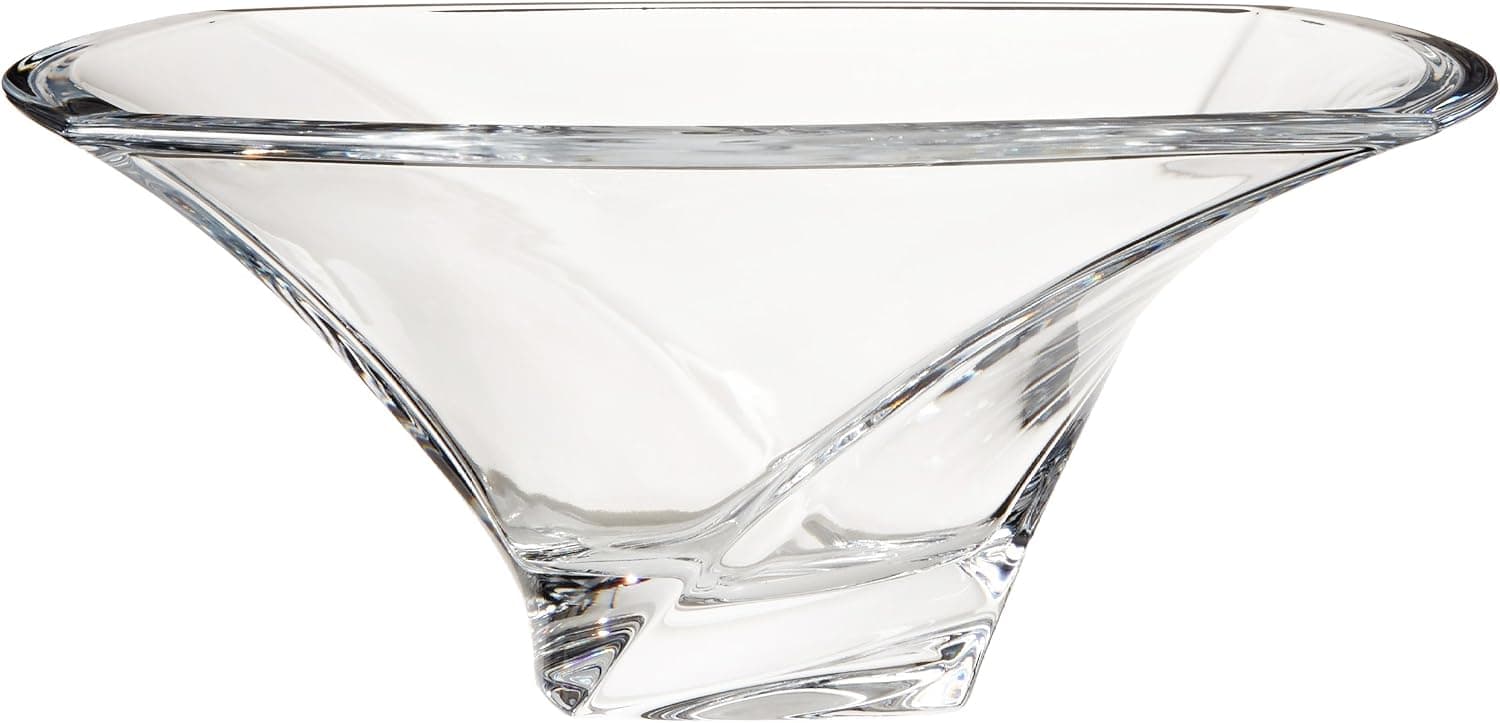 Nambe Twist 13-Inch Crystal Bowl
