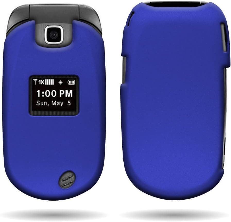 IMAX Matte Hard Skin Case Snap On Protective Cover for LG Revere 3/LG VN170 (Hard Blue)