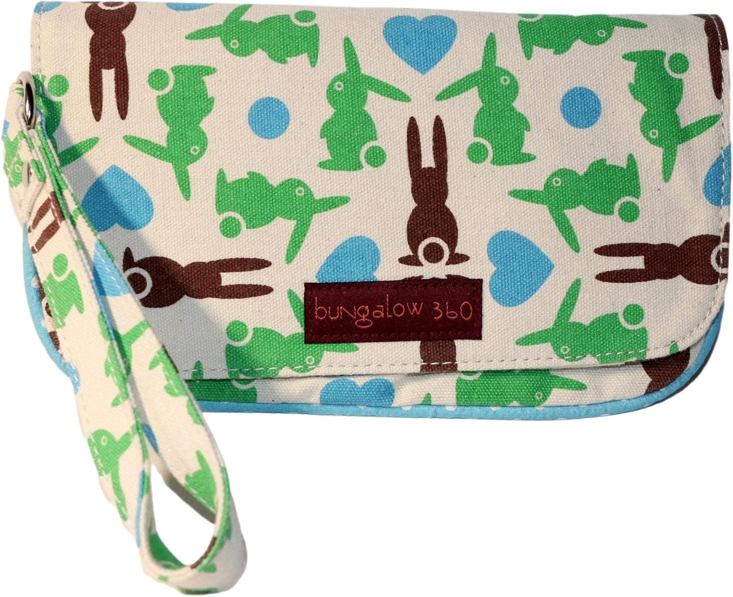 Bungalow 360 Vegan Natural Canvas Wristlet