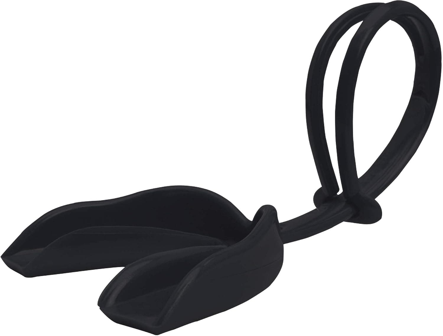 ADAMS USA Mouthguard with Strap, Black
