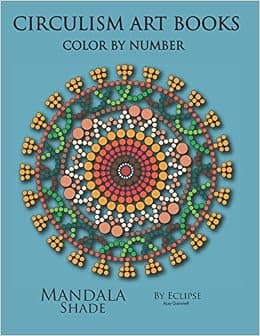 Mandala Shade: Color By Number: Circulism