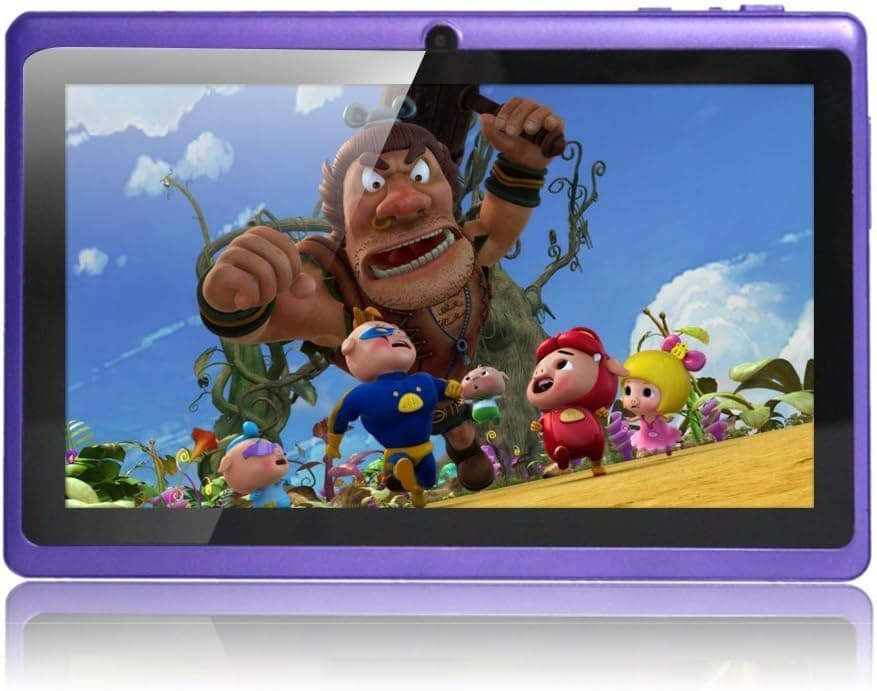 Zeepad 7DRKQ-HD Quad Core Android 4.4 Kitkat Tablet PC, Bluetooth, Dual Camera, Google Play Store Pre-Installed, 3D Game Supported, 7" L, Purple