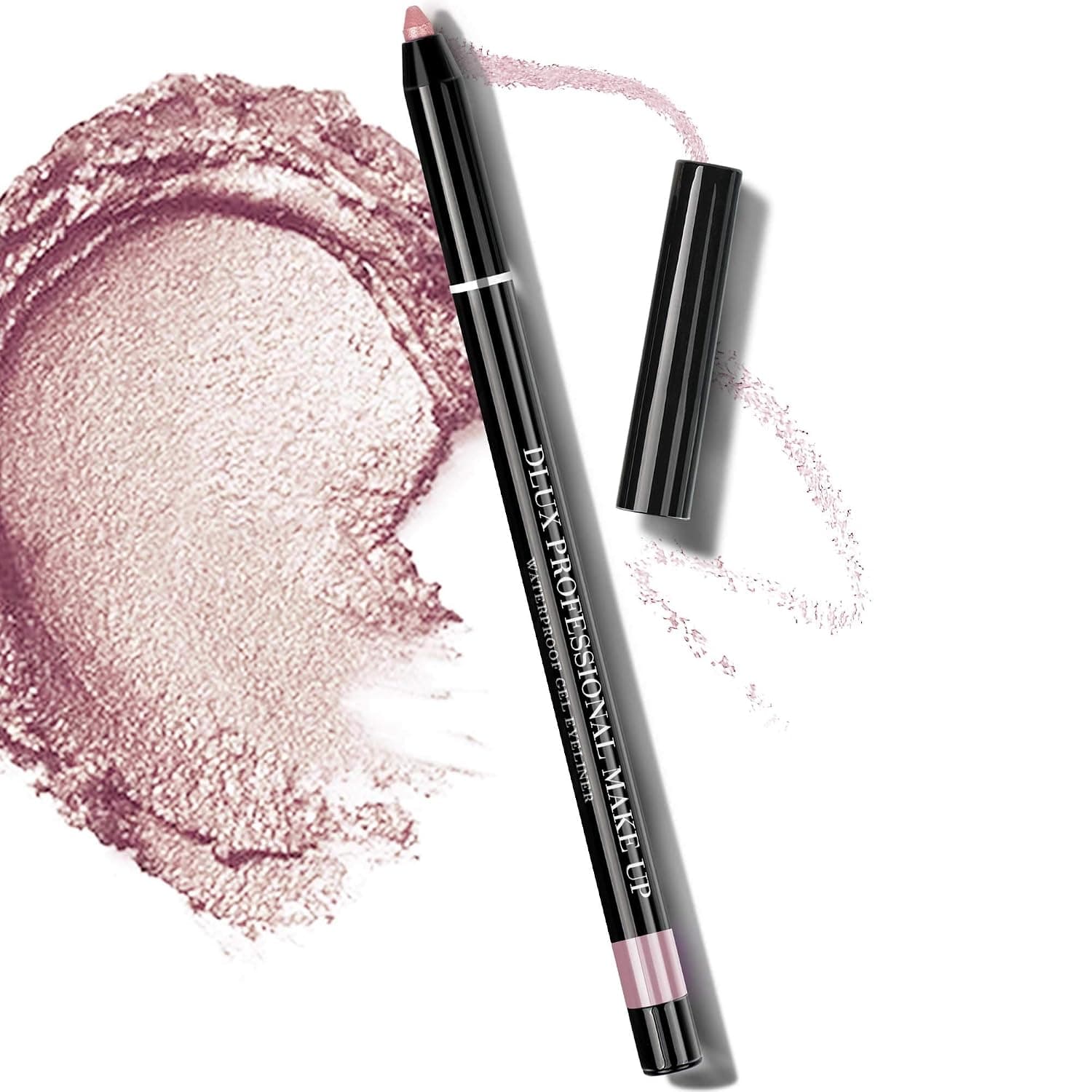 DLUX PROFESSIONAL Gel Eyeliner - 4g Stick Eye liner, Waterproof Pencil Gel Liner, Smooth Cream Eye shadow, Smudge-Free, Long-Lasting, Intense Colours, Easy To Use Korean Cosmetic