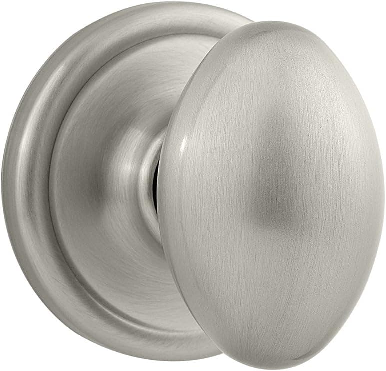 Kwikset Laurel Hall/Closet Knob in Satin Nickel