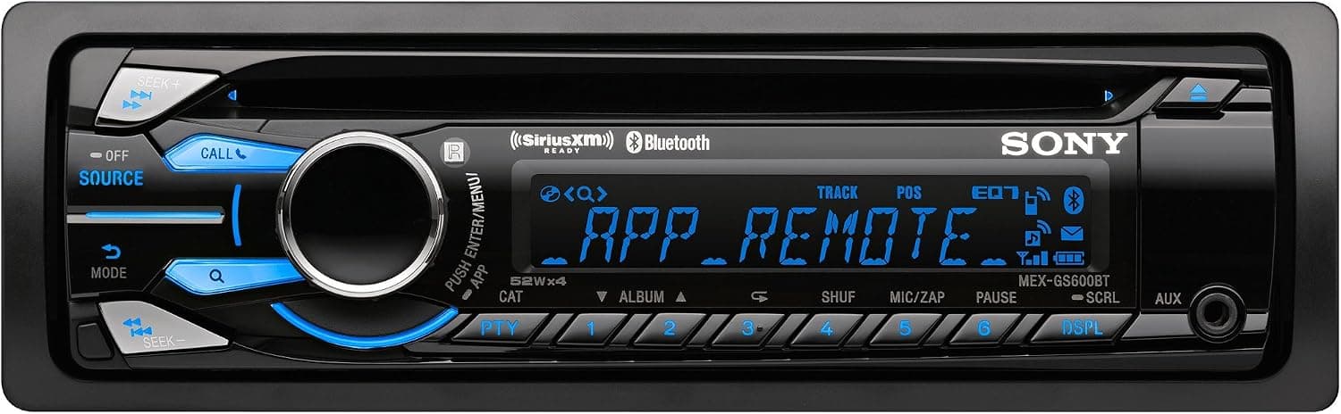 Sony MEX-GS600BT Bluetooth Audio System CD Receiver