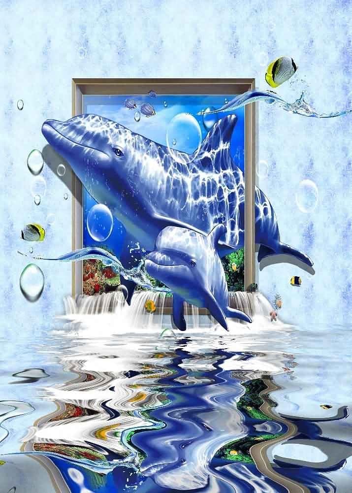GladsBuy Sea World 5' x 7' Computer Printed Photography Backdrop Nature Theme Background XLX-528