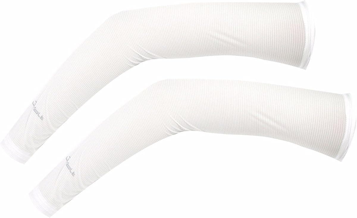 Football Compression Arm Sleeve For Youth Women Running Basketball Aqua-X 1 Pair (Small, White)