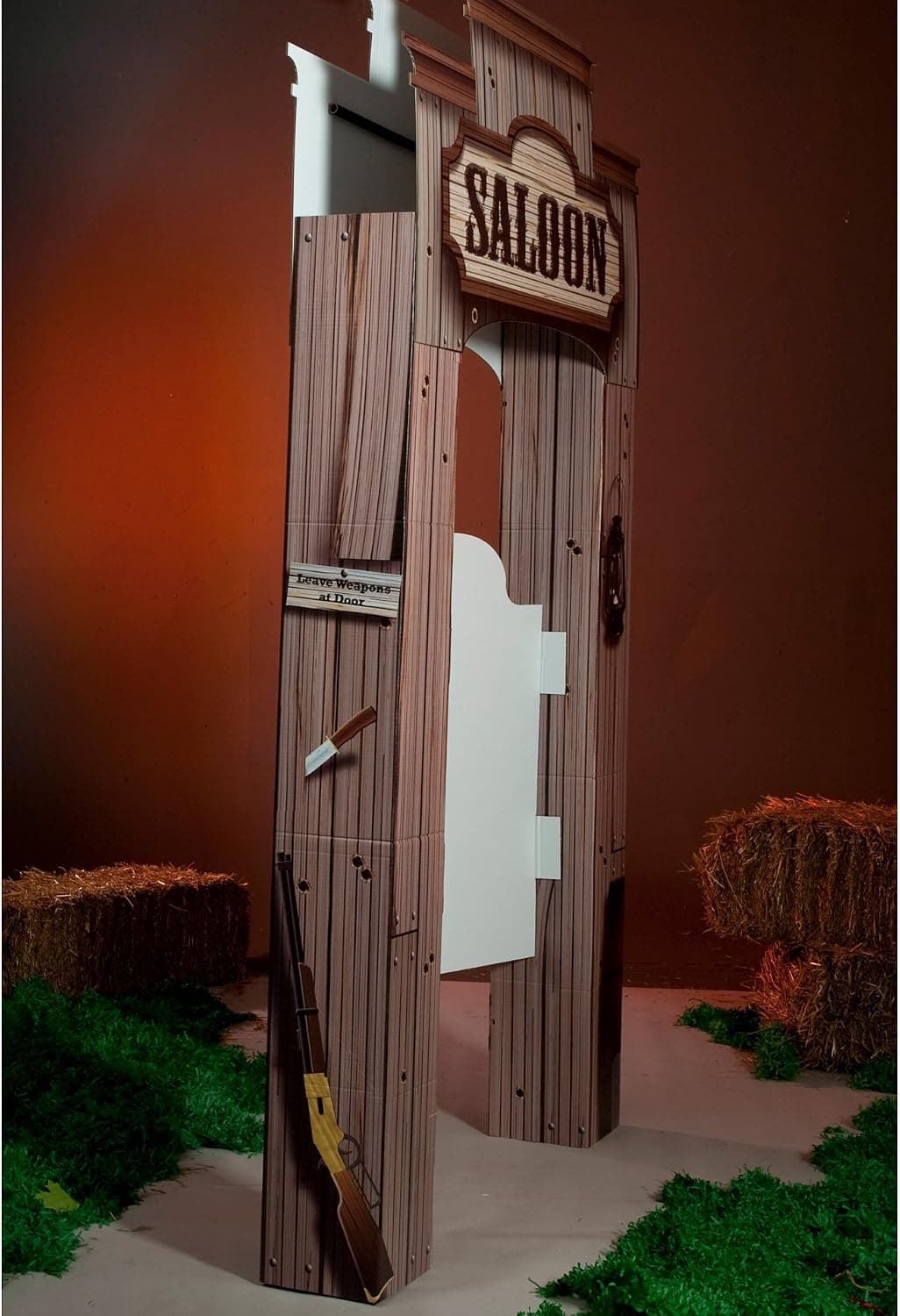 Shindigz Western Cowboy Saloon Entrance Party Prop Photo Booth Background Backdrop Decoration Decor Scene Setter
