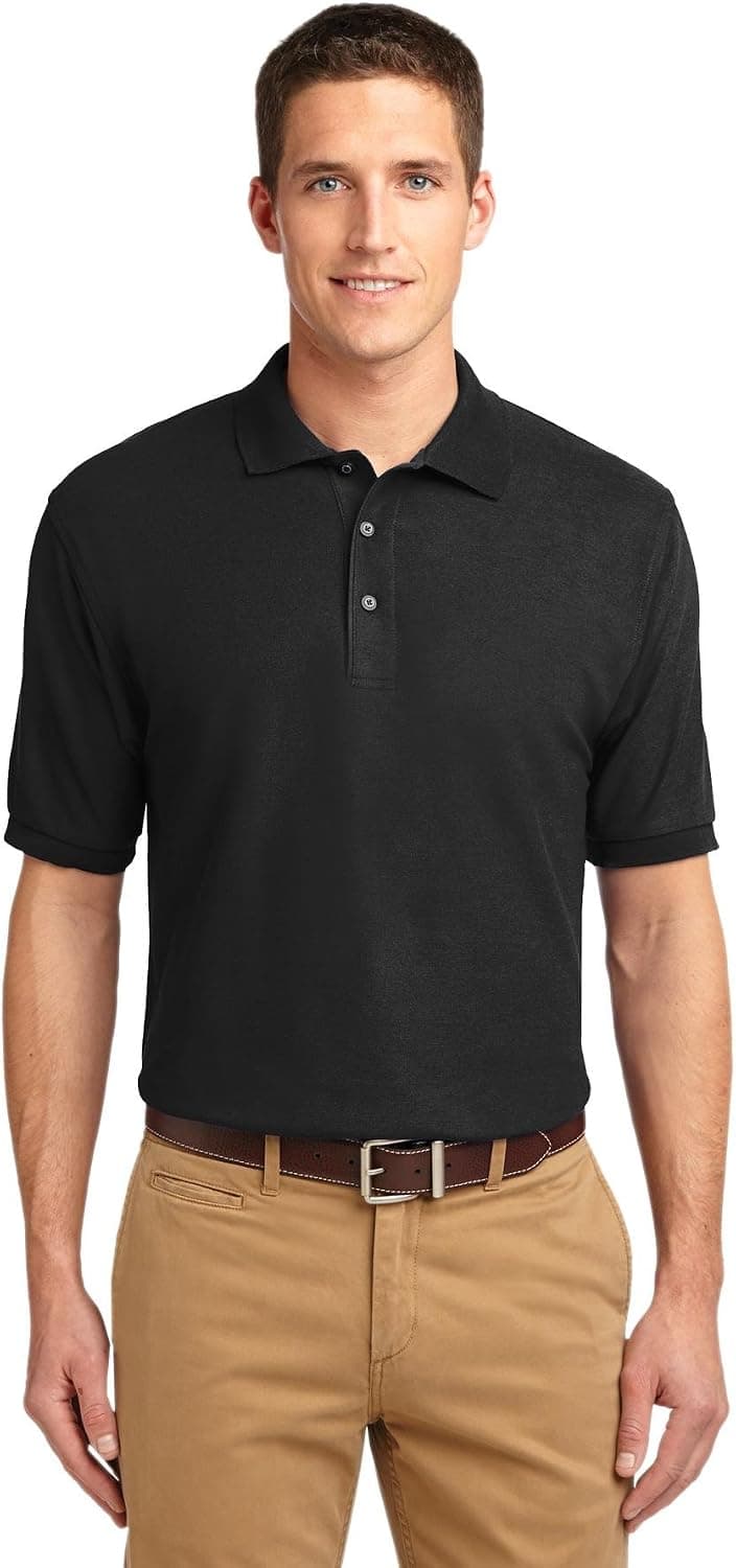 Port Authority Men's Silk Touch Polo with Pocket