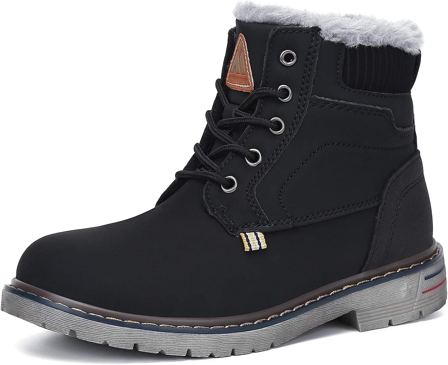 Mishansha Kids Snow Boots Water Resistant Warm Inside Boys Girls Hiking Boots Cold Weather Non Slip Winter Boot
