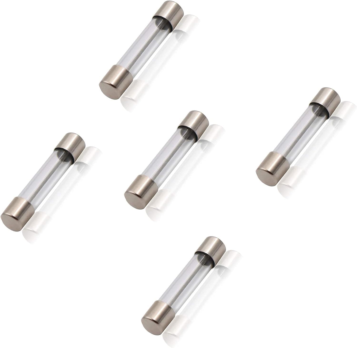 5 Pcs 20 Amp 125 Volt Fuse for Frigidaire, GE Hotpoint Microwave, Replacement Models WB27X11138 1381114 00469295 30469294 5304509451 70462163 79083383710 Microwave Fuses| 6x30mm 611 Microwave