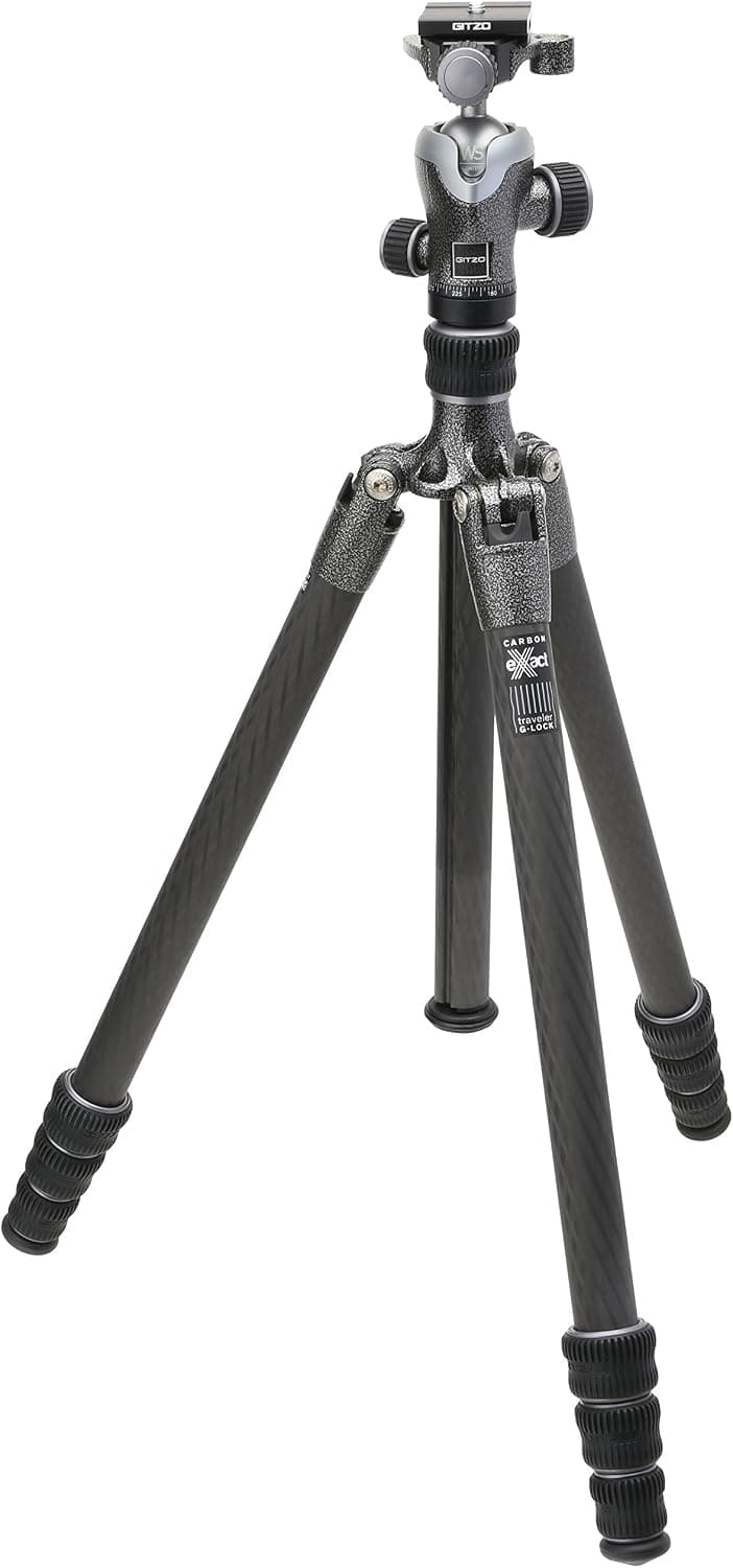 Gitzo GK1545T-82TQD Series 1 Traveler Kit with GT1545T 4 Section Tripod & Head (Black)