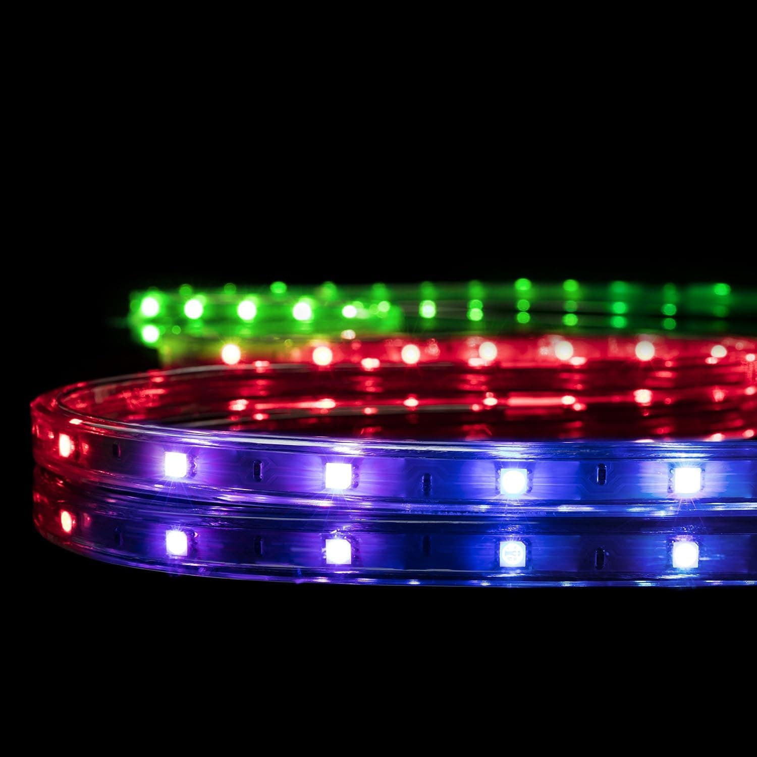 All Occasions Indoor Outdoor LED 16.4 FT Total Strip Light Home Commercial Christmas Decoration, Color Changing