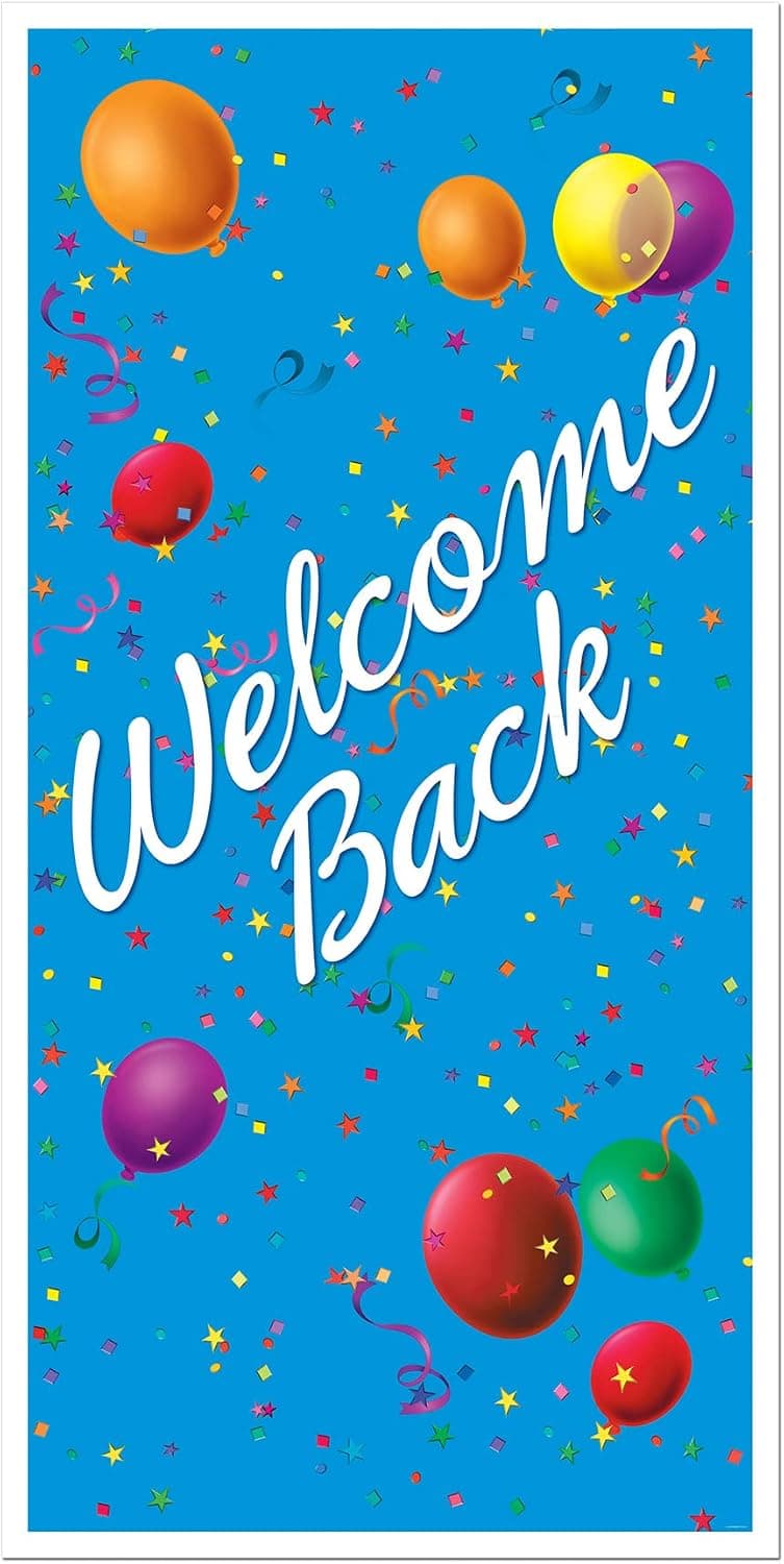 Welcome Back Door Cover Party Accessory (1 count) (1/Pkg)