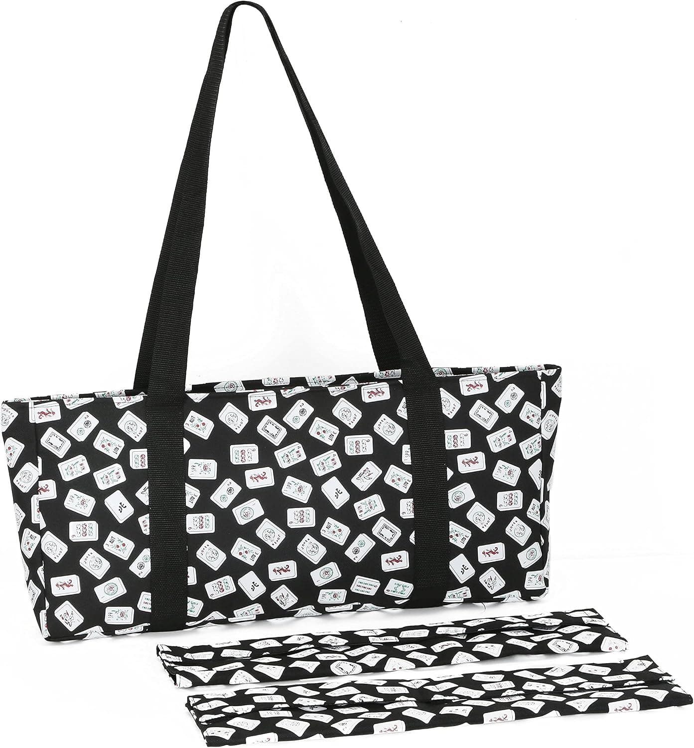 TriplekindAABB ZyduzscAC K-Musculo Black Color Tiles Designer Mah Jongg Set Soft Carrying Case (Case Only)