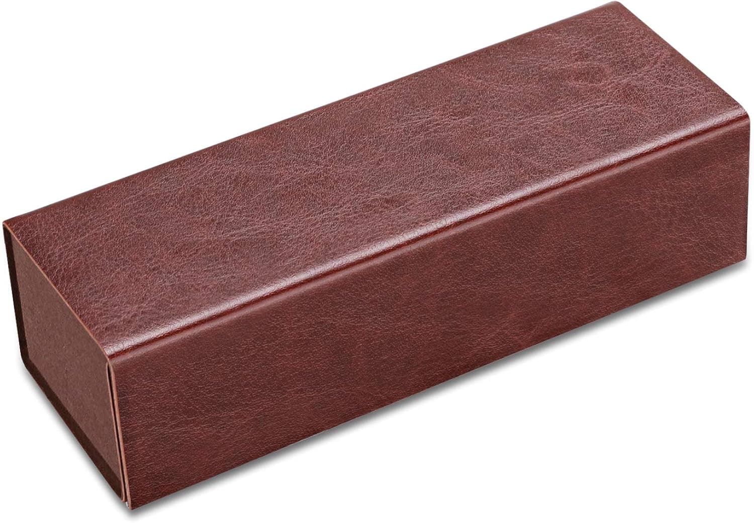 Fintie Foldable Hard Eyeglasses Case, Portable Anti-scratch Vegan Leather Protective Glasses Case with Magnetic Closure