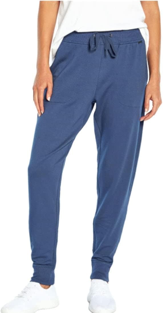 Eddie Bauer Ladies Fleece Jogger Pants - Dusted Indigo X-Large