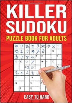 Killer Sudoku Puzzle Book for Adults: (Sumdoku Sum Doku Sumoku Addoku Samunamupure) Math Logic Puzzle Books | Easy to Hard