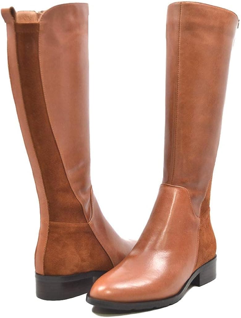 SoleMani Women's X-Slim Collection Trendy Leather/Suede Boots